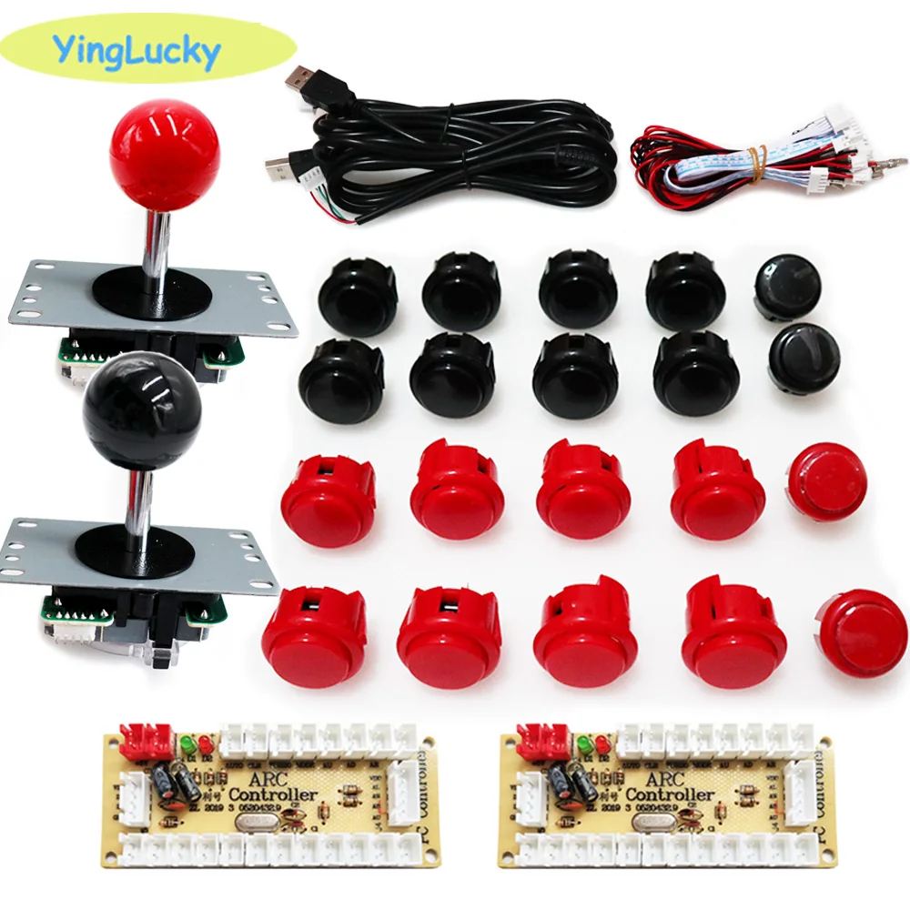 Arcade Button Kit - Arcade 2-speler Zero Delay Kit Mando