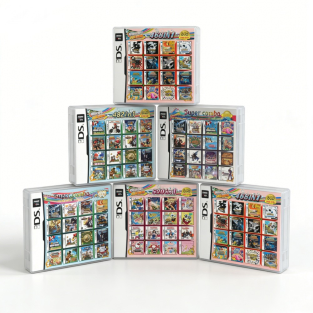 Console Retro Gaming Portable - •Pokem0n-themage multi-game cartridge voor DS/3DS/NDSL/2DS -