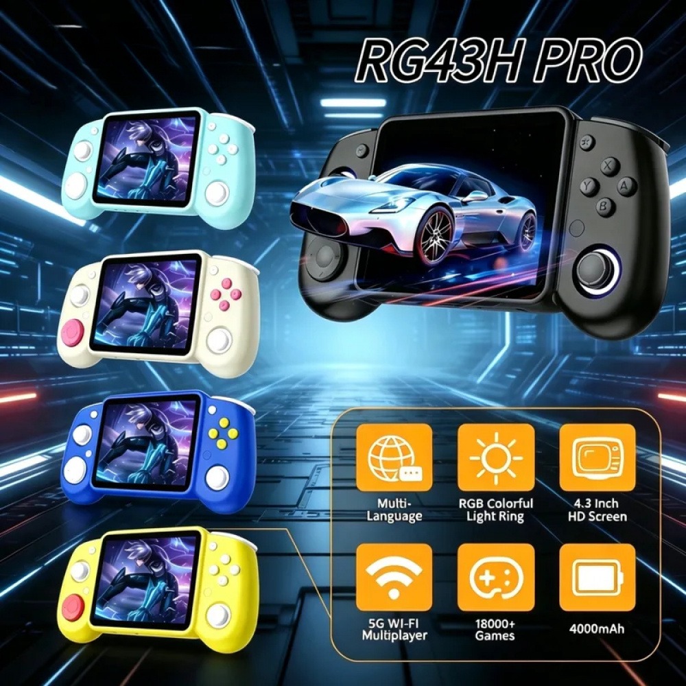 Console Retro Gaming Portable - RG43H Pro Draagbare Retro Handheld Gameconsole