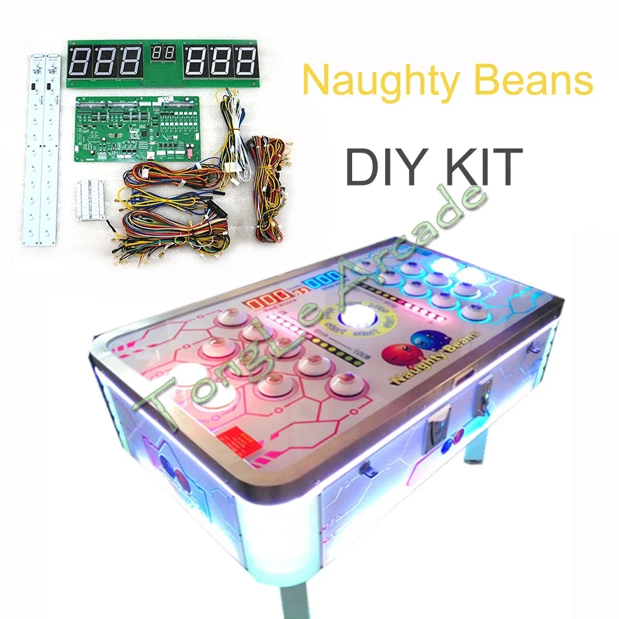 Arcade Button Kit - Naughty Beans DIY-kit, muntbediende amusementsapparatuur, hamerspel,