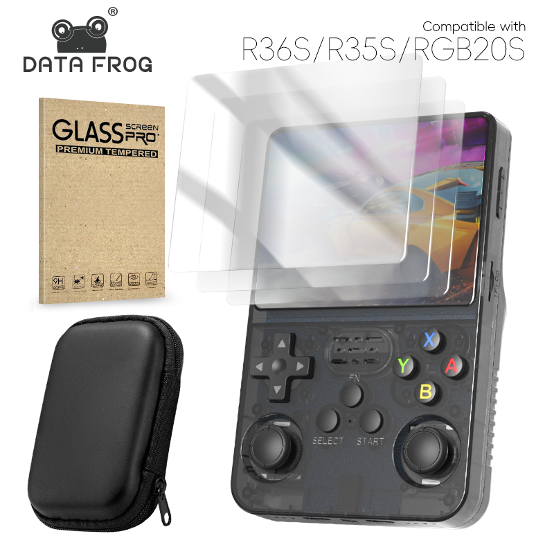 Retro Gaming Download - DATA FROG R36S Screen Protector Gehard