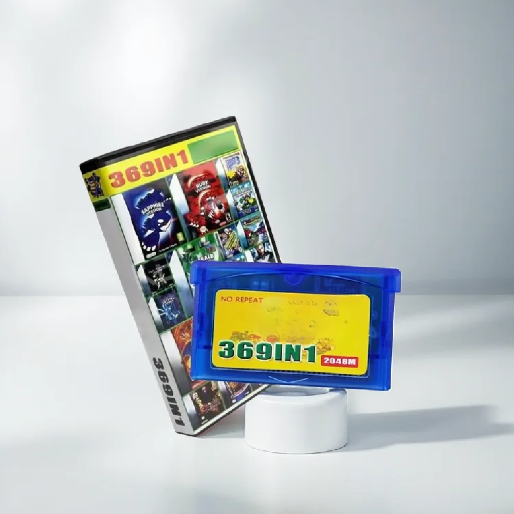 Retro Gaming Download - 369-in-1 GBA Game Cartridge 32-bit Retro