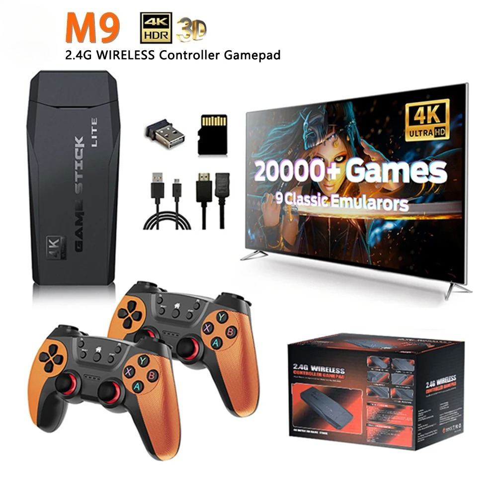 Retro Gaming X6 - M9 Videogameconsole 4K 20000 Spellen 2.4G