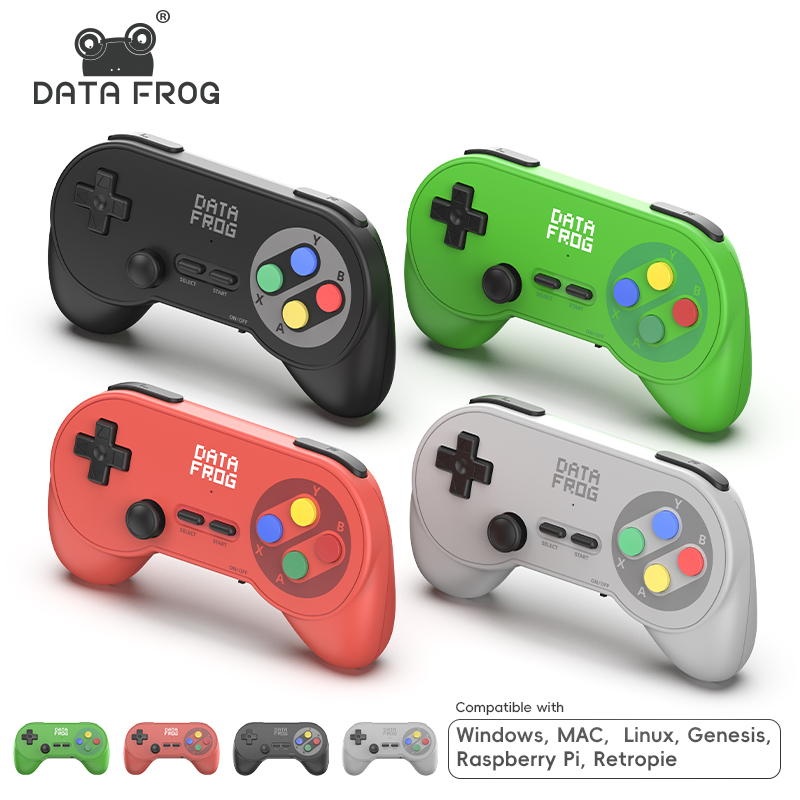 Retro Gaming Download - Data Frog PC07 Draadloze Retro Gamecontroller,