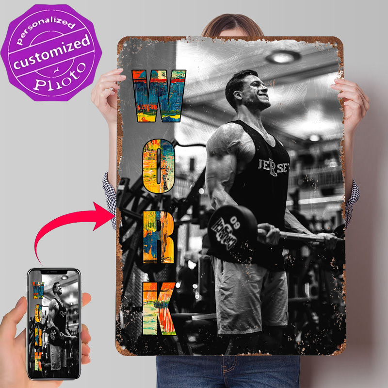 Retro Gaming Bar - GYM Tin Poster Aangepaste muurkunst Retro