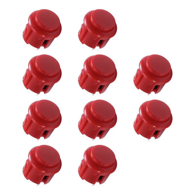 Arcade Button Kit - ABJF-Arcade Drukknop 24Mm Drukknop Game Coin
