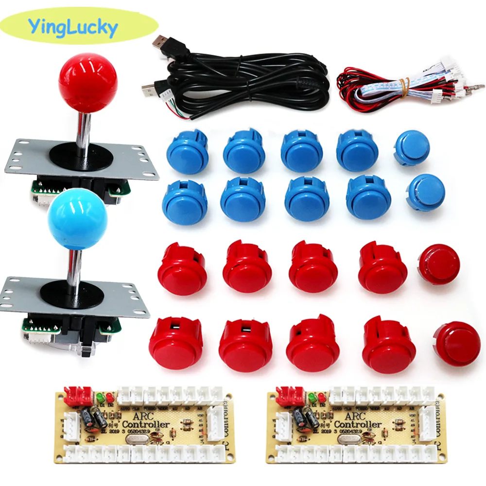Arcade 2-speler Zero Delay Kit - Arcade Button Kit recensie en prijs