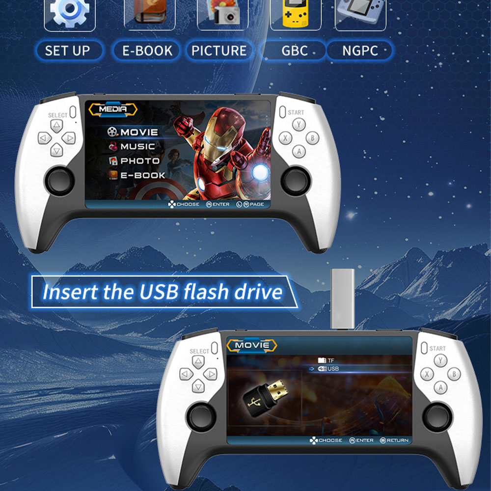 2026 Nieuwe SF3500 5 Inch Hand - Retro Gaming Download recensie en prijs