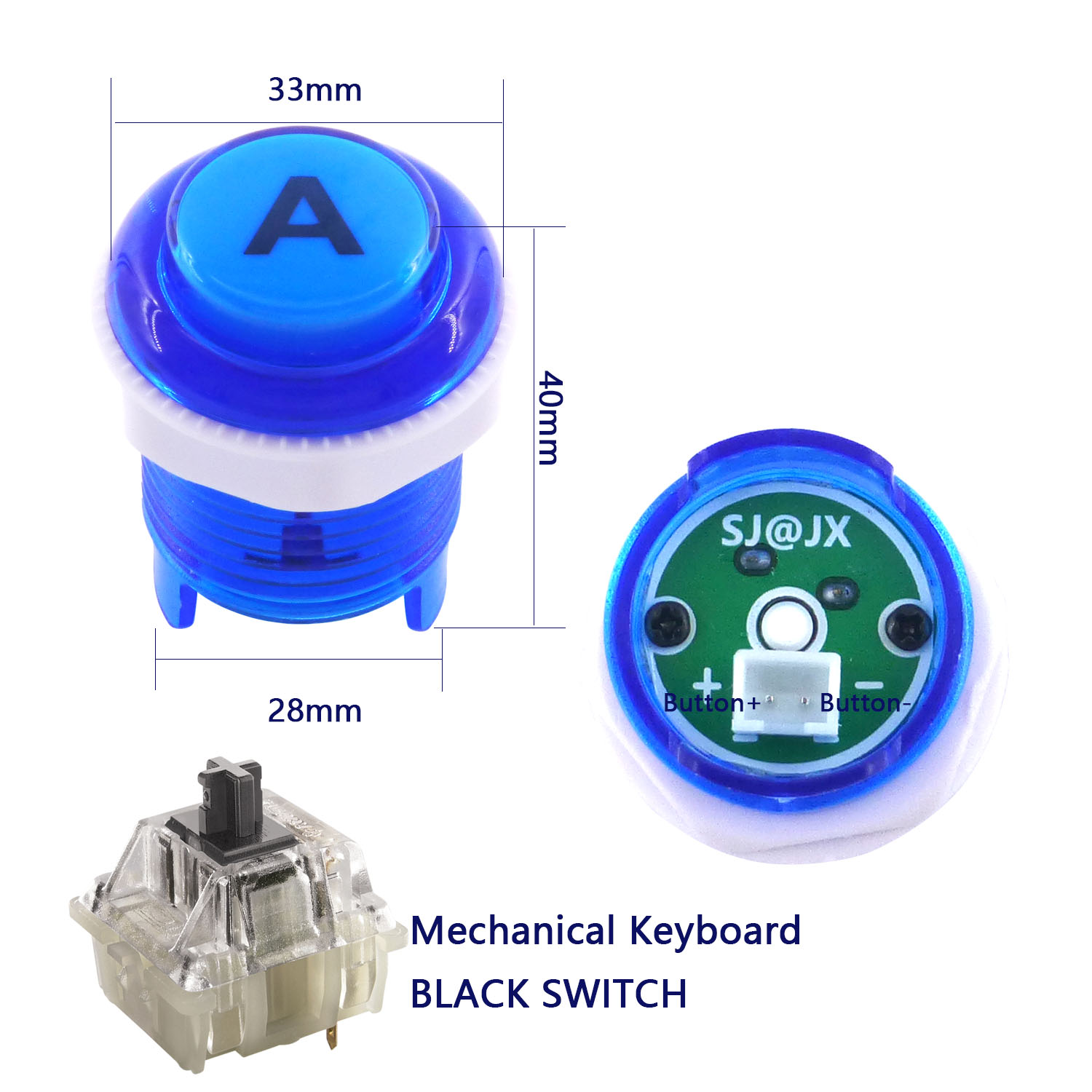Sj @ Jx Arcade Knop Led Diy Ki - Arcade Button Kit recensie en prijs