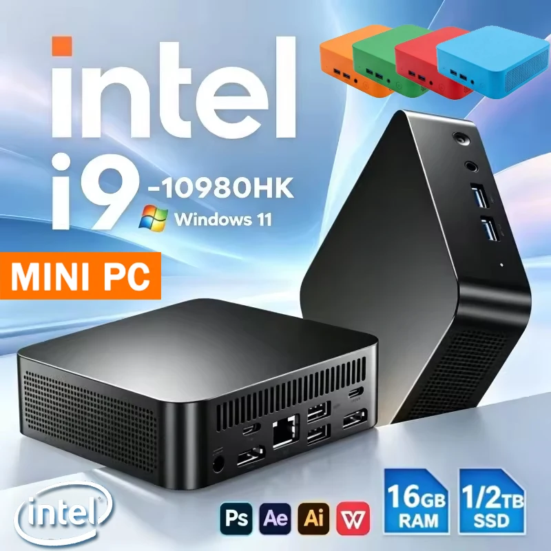Intel i9 10980HK Mini PC Dubbe - Retro Gaming Mini Pc recensie en prijs