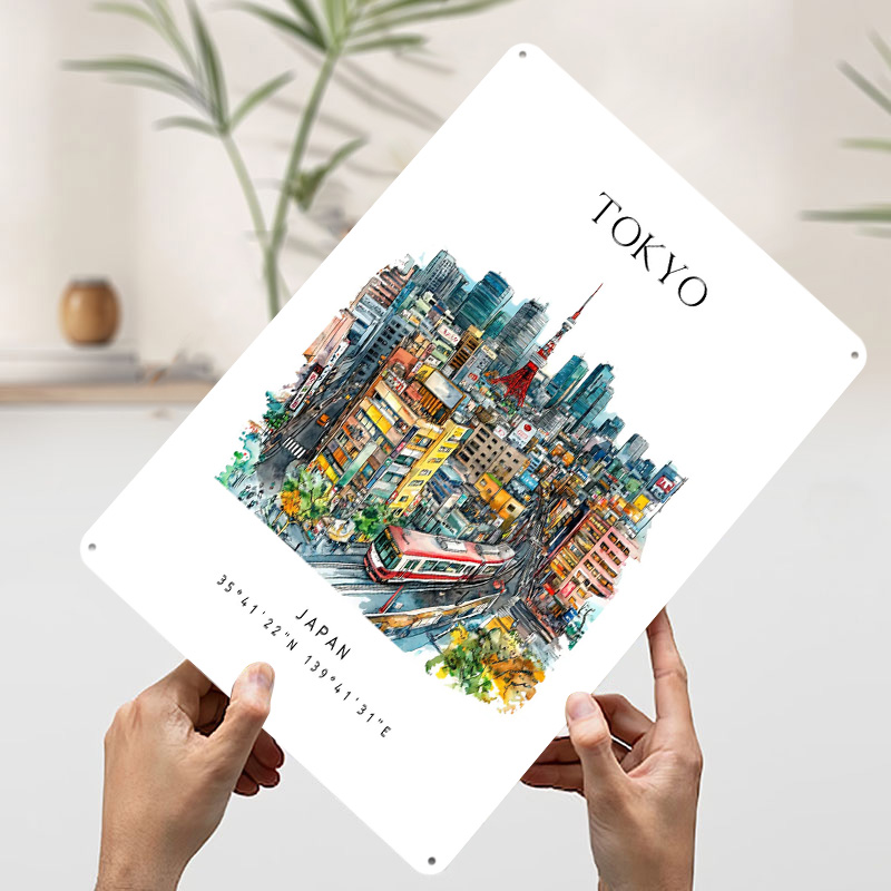Tokyo Japan Reizen Gedrukt Pos - Retro Gaming Tokyo recensie en prijs
