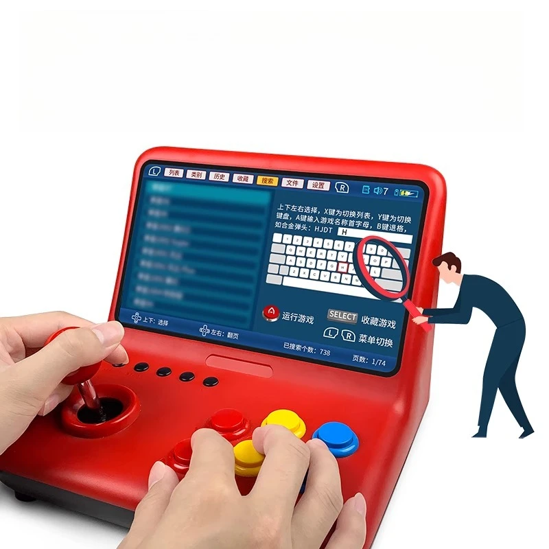 10 inch desktop mini-joystick  - Retro Gaming X6 recensie en prijs