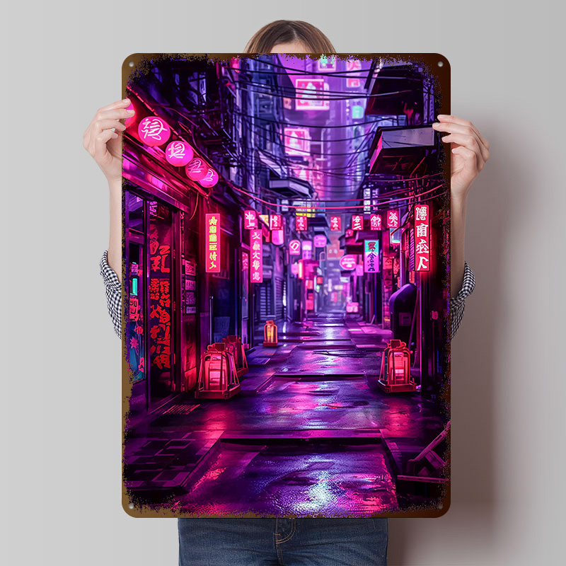 Tokyo Nights Cyberpunk Poster  - Retro Gaming Tokyo recensie en prijs