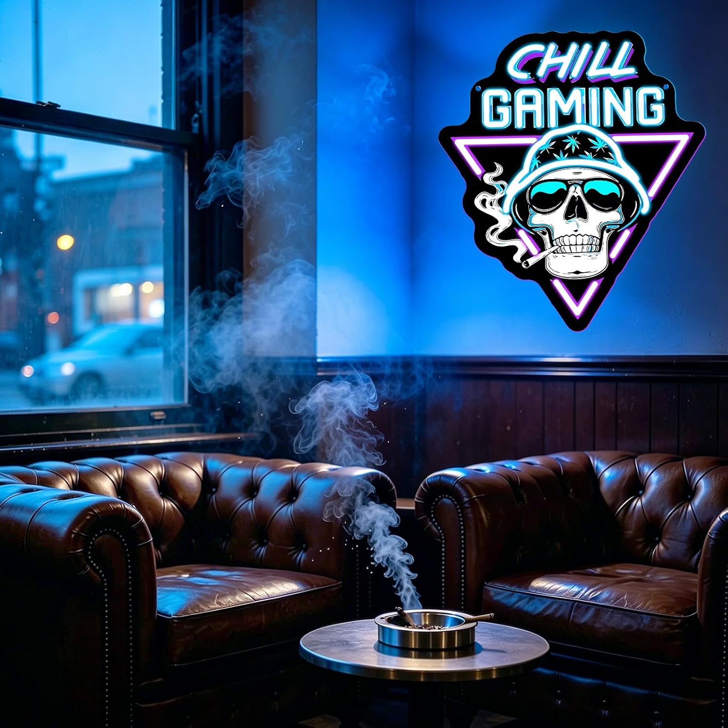    Chill Gaming Skull LED Neo - Retro Gaming Bar recensie en prijs