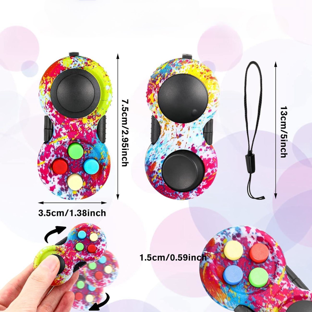 Fidget Pad Retro Klassieke Fid - Console Retro Gaming Portable recensie en prijs