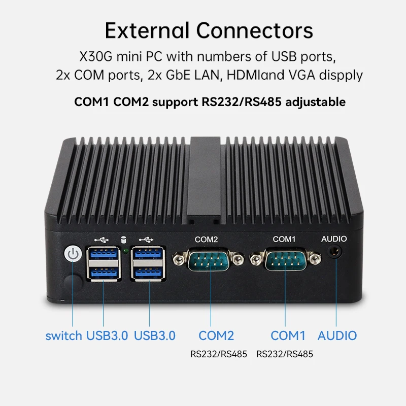 Intel Celeron Fanless Industri - Retro Gaming Mini Pc recensie en prijs