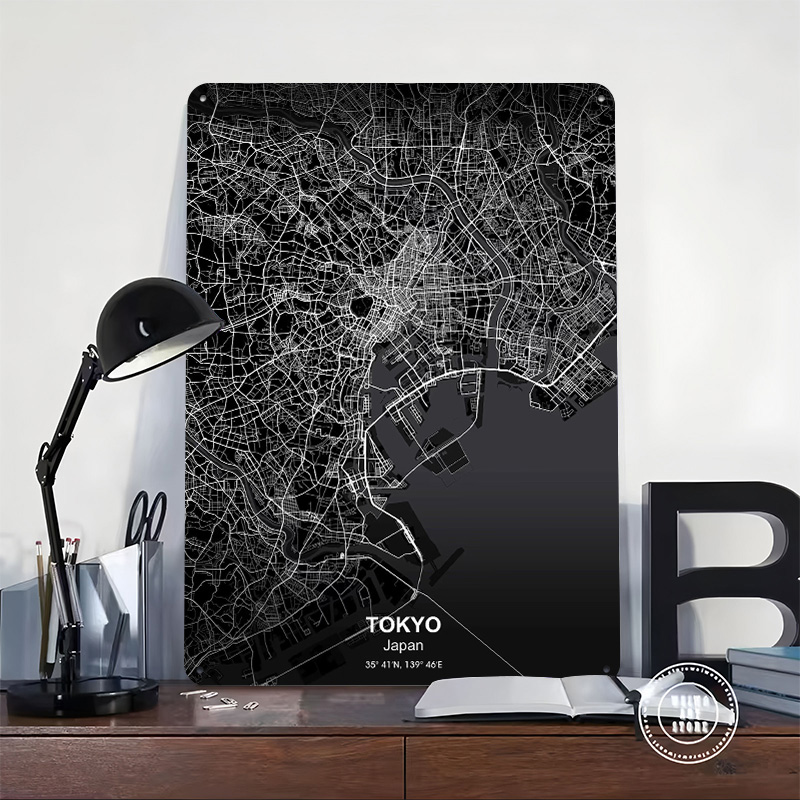 Tokyo stadskaart 3D geprinte t - Retro Gaming Tokyo recensie en prijs