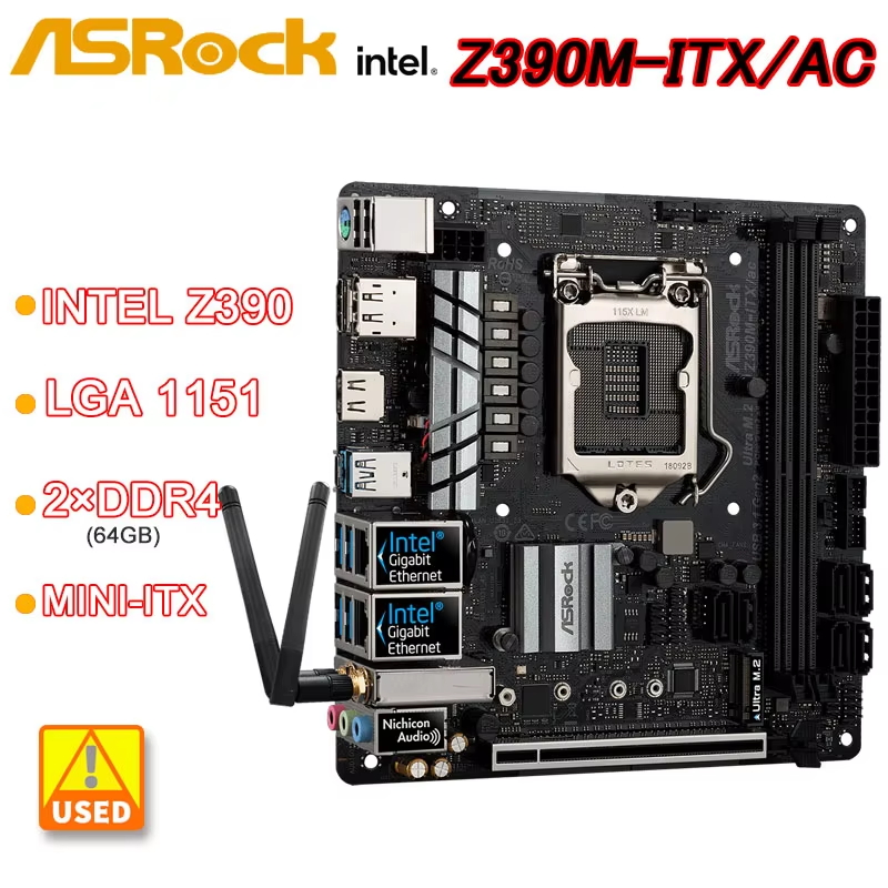 Asrock Z390M-ITX/AC Mini-ITX M - Intel Cpu Core I9 recensie en prijs