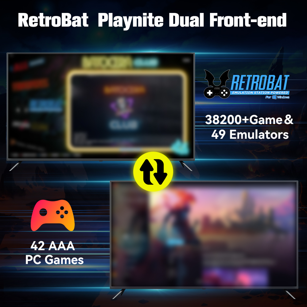 Retrobat & Playnite Systeem HD - Retro Gaming Devices recensie en prijs