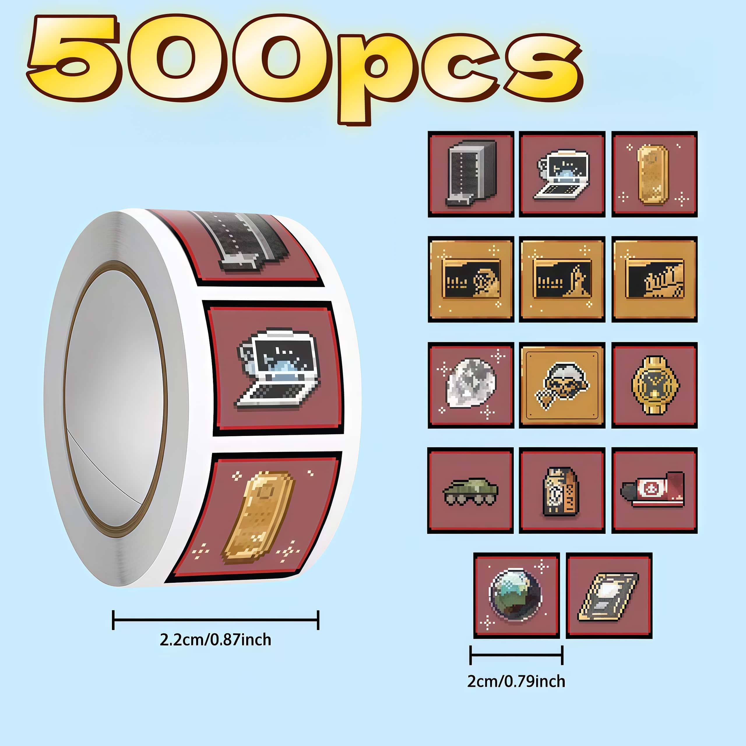 500 stuks Delta Game Pixel Sti - Retro Gaming Bar recensie en prijs