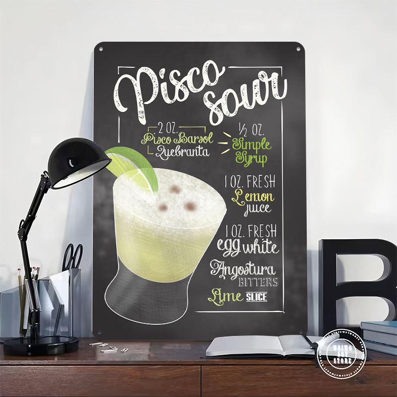 Pisco Sour Cocktail Bar blikke - Retro Gaming Bar recensie en prijs