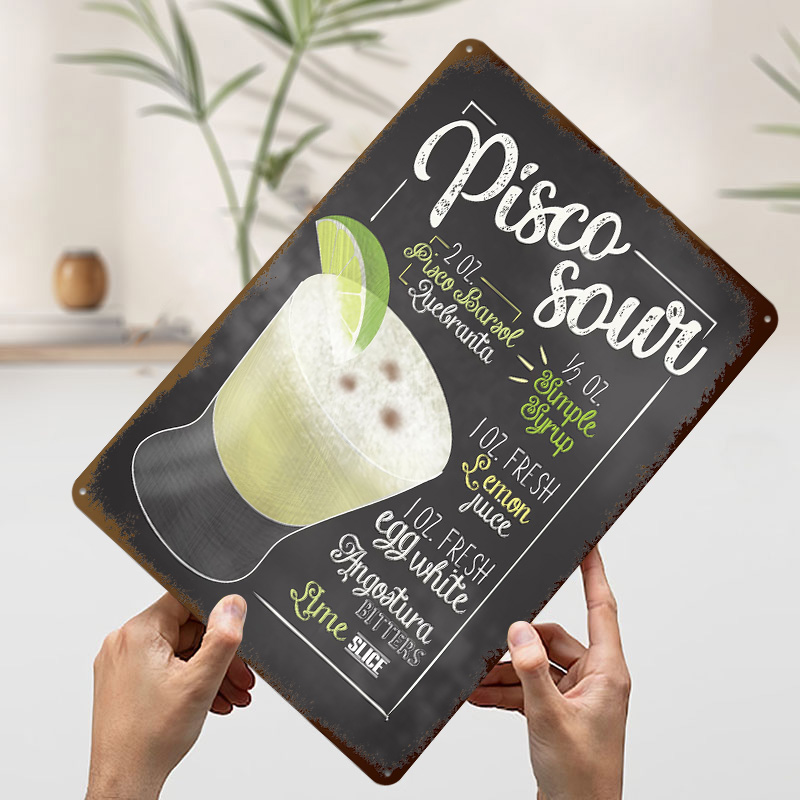 Pisco Sour Cocktail Bar blikke - Retro Gaming Bar recensie en prijs