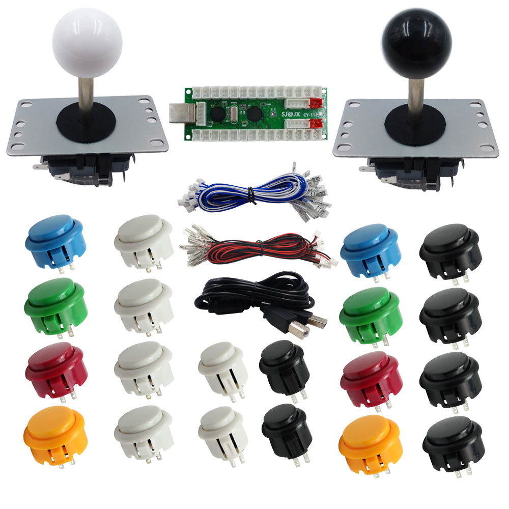 SJ@JX 2 Speler Arcade DIY Kit  - Arcade Button Kit recensie en prijs