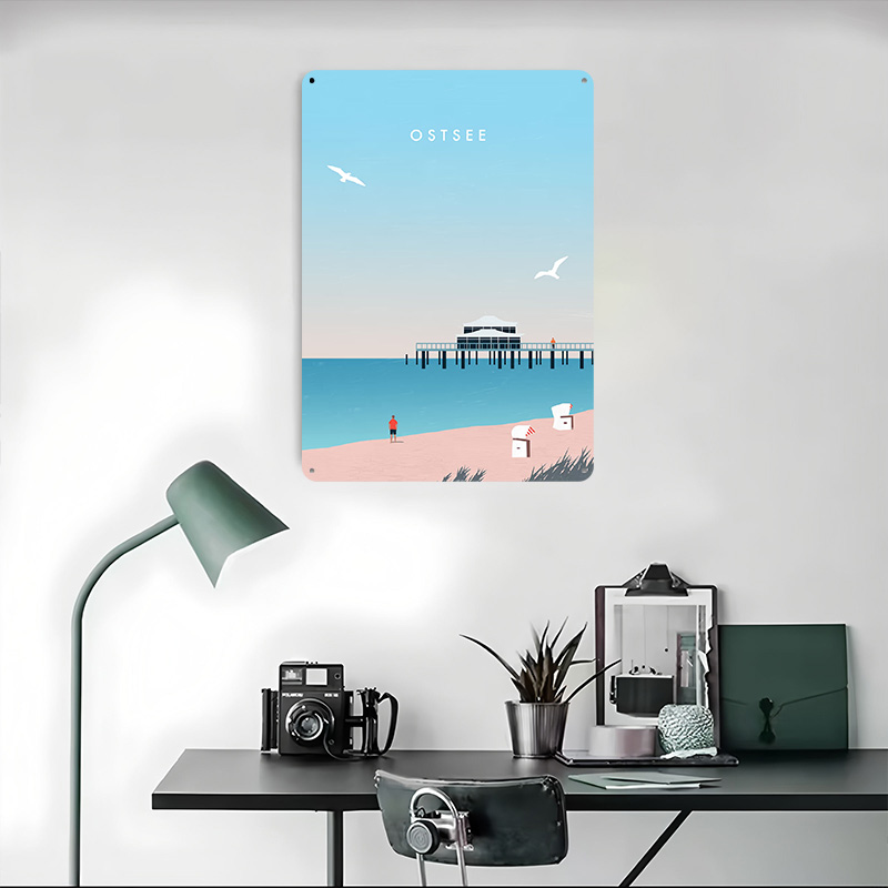 Baltische Zee Poster Aangepast - Retro Gaming Bar recensie en prijs