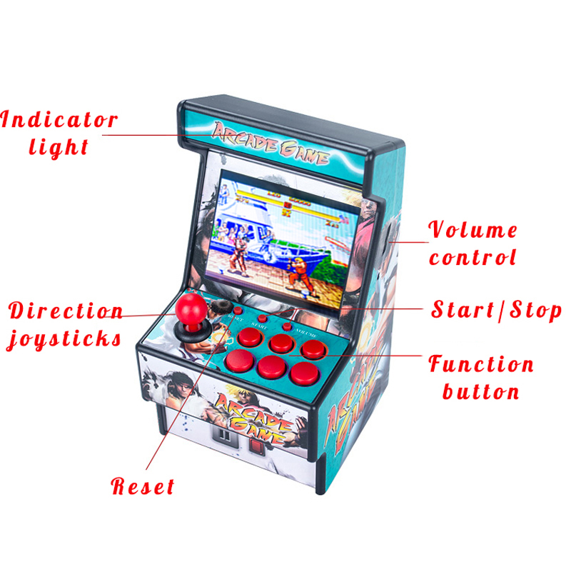 2,8-inch 16-bit mini handheld  - Retro Gaming X6 recensie en prijs