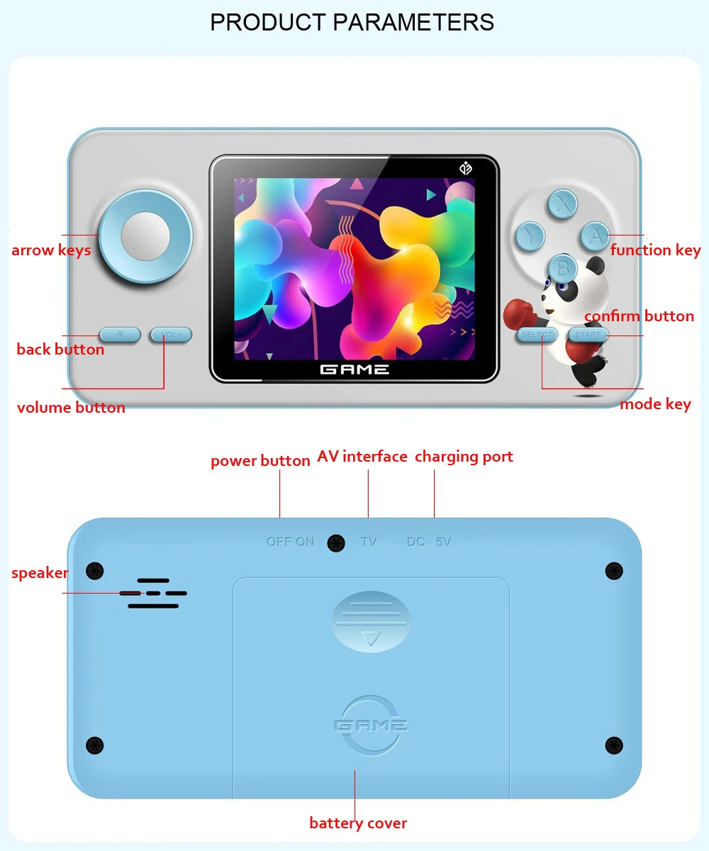 Nieuwe S5 Mini Retro Videogame - Retro Gaming Download recensie en prijs